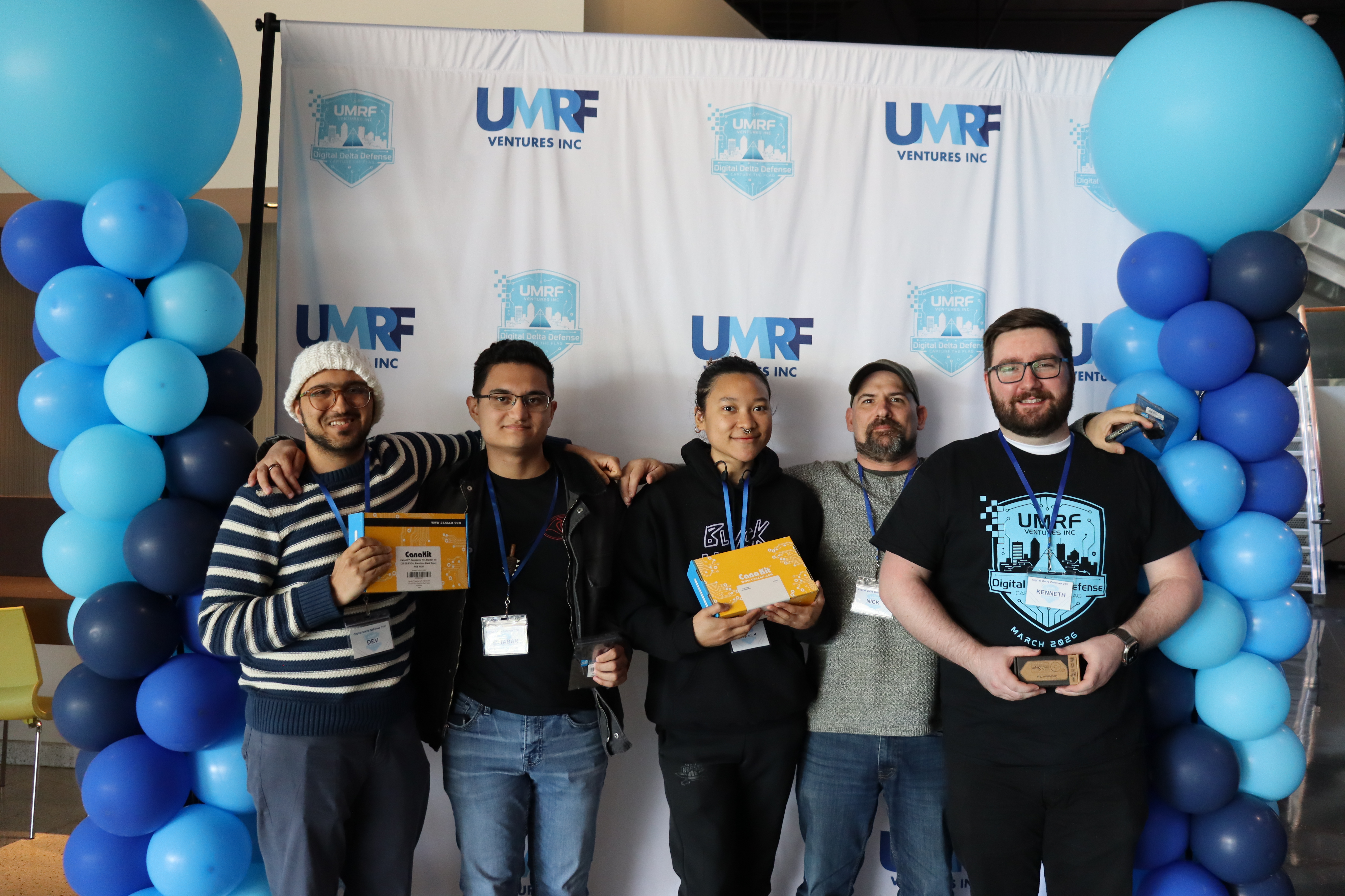 picture of 2nd place CTF winners